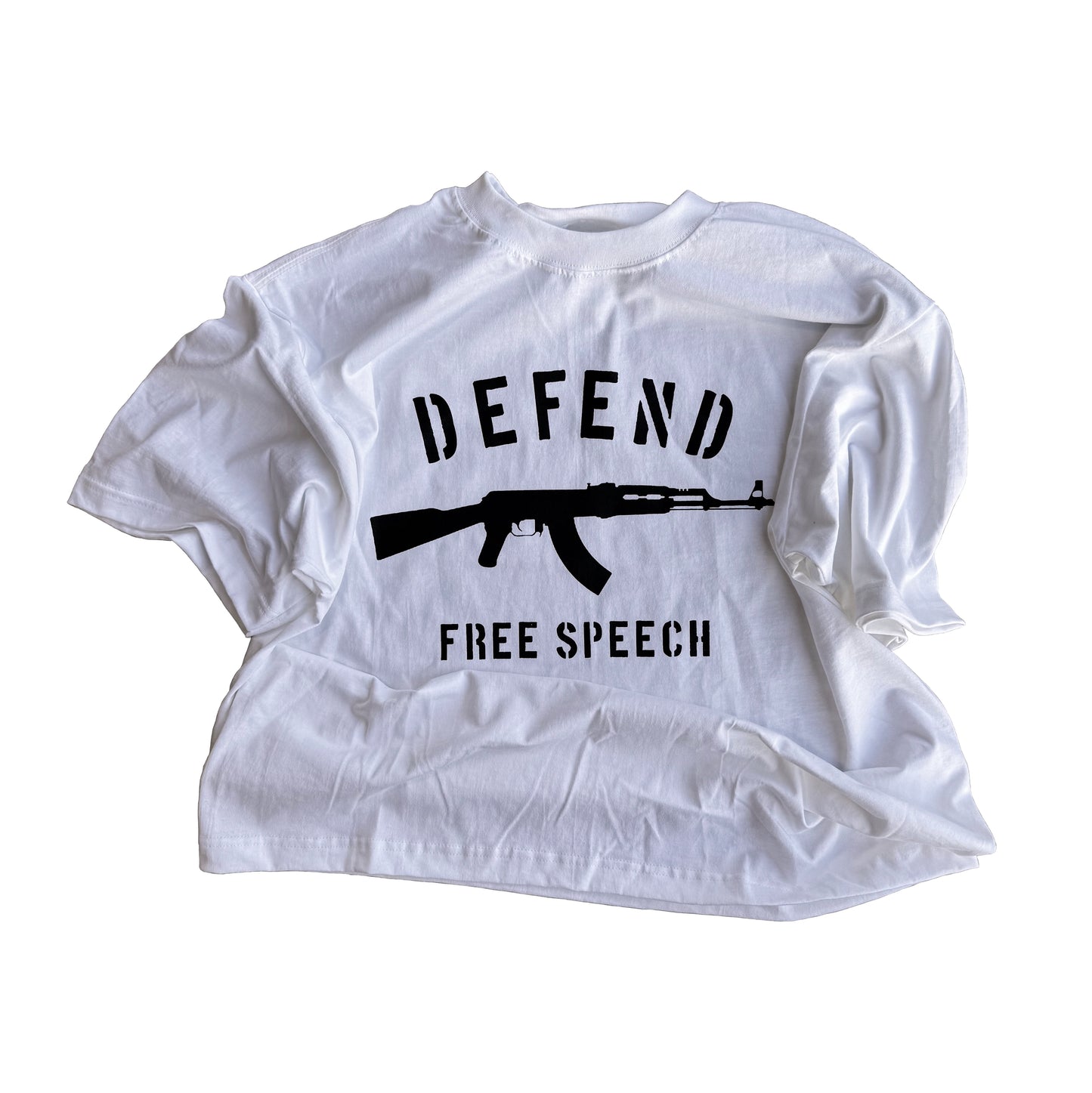Defend Free Speech Tee White