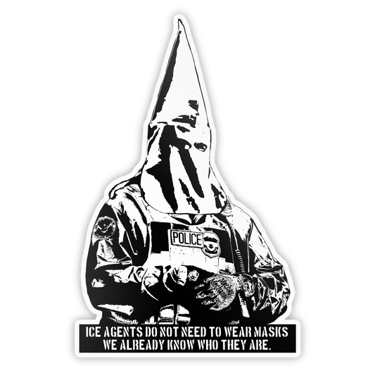 No Masked I.C.E. Sticker