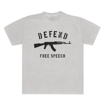 Defend Free Speech Tee White