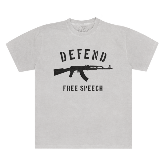 Defend Free Speech Tee White